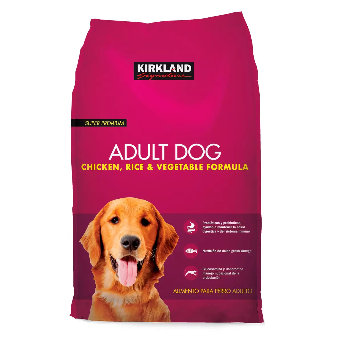 Alimento P/Perro Adulto Pollo/Arroz 18.1 kg Kirklend