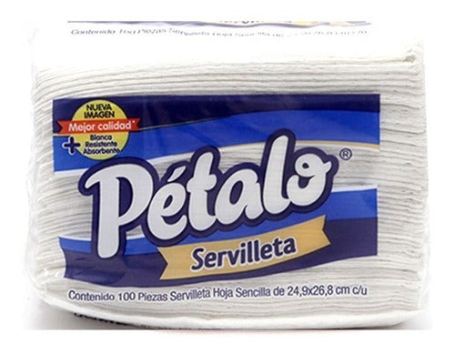 Servilleta Petalo 100pz