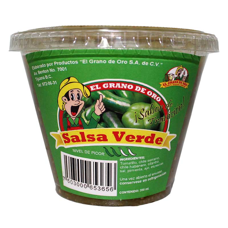 Salsa Verde Grano de Oro 225gr