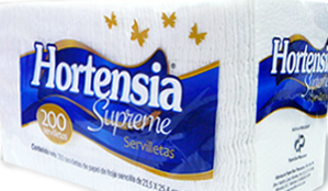Servilletas Hortensia 200pz