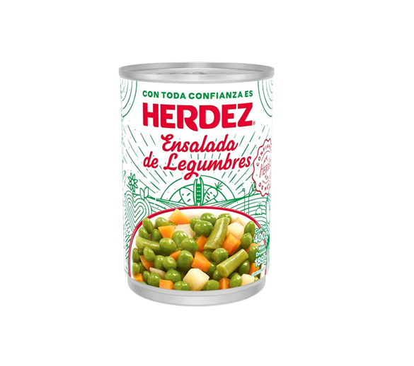 Ensalada Legumbres Herdez 400g