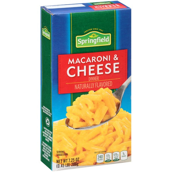 Springfield Macarron C/Queso 206gr