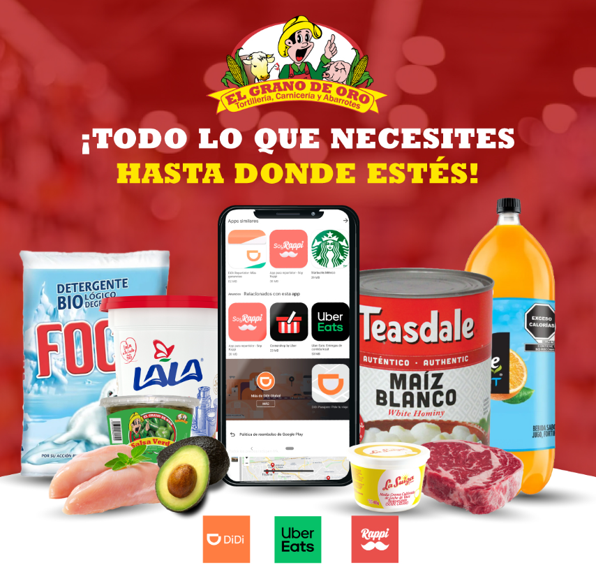 Abarrotes en plataformas