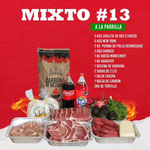 Paquete Mixto A La Parrilla #13