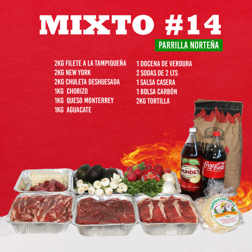Paquete #14 Parrilla Norteña