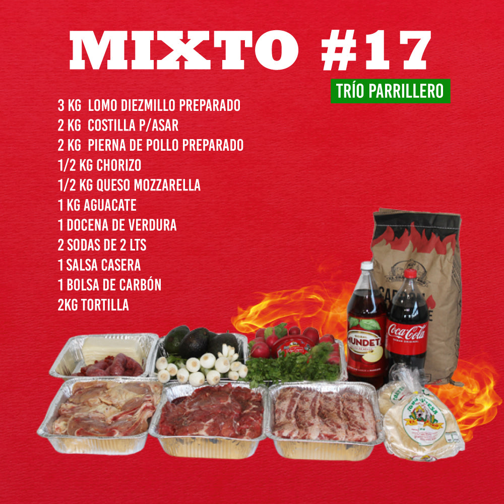 Paquete Mixto #17 Trio Parrillero