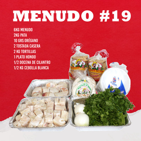 Paquete Especial #19 Menudo – Grano de Oro