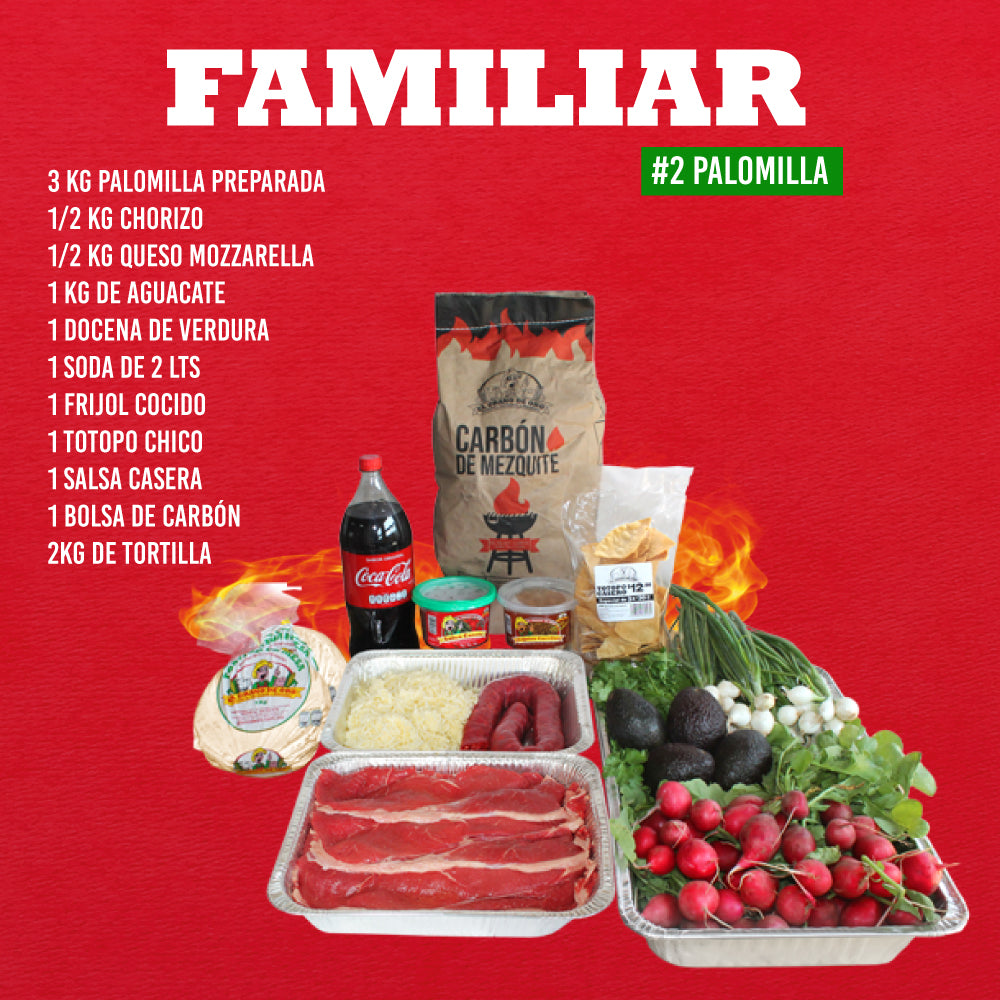Paquete #2 Familiar Palomilla