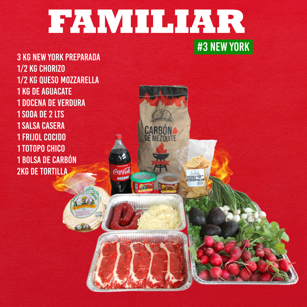 Paquete #3 Familiar New York