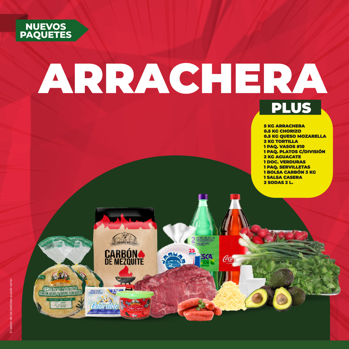 Paquete Arrachera Plus