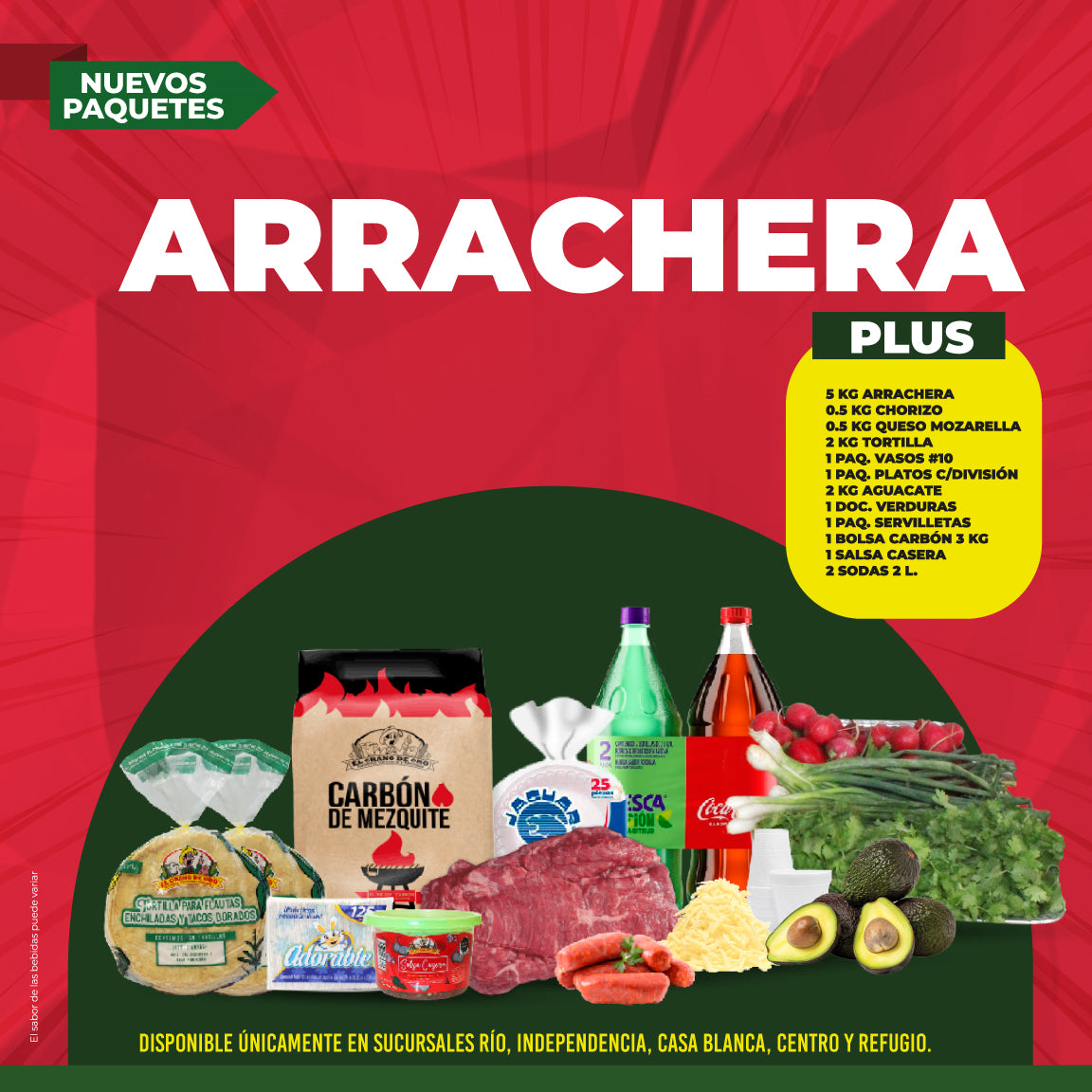 Paquete Arrachera Plus