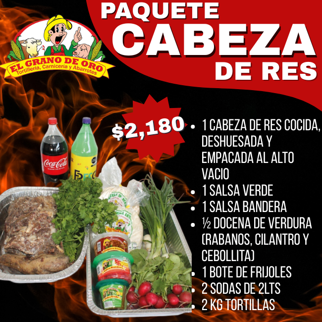 Paq Esp #23 Cabeza de Res