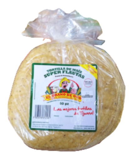 Tortilla de maiz super flauta