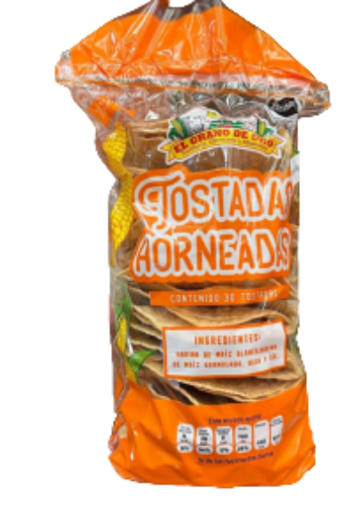 Tostada horneada 30 pz
