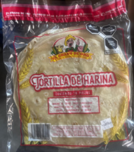 Tortilla de harina #10 C/10 pz