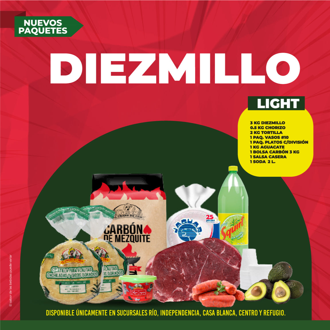 Paquete Diezmillo Light