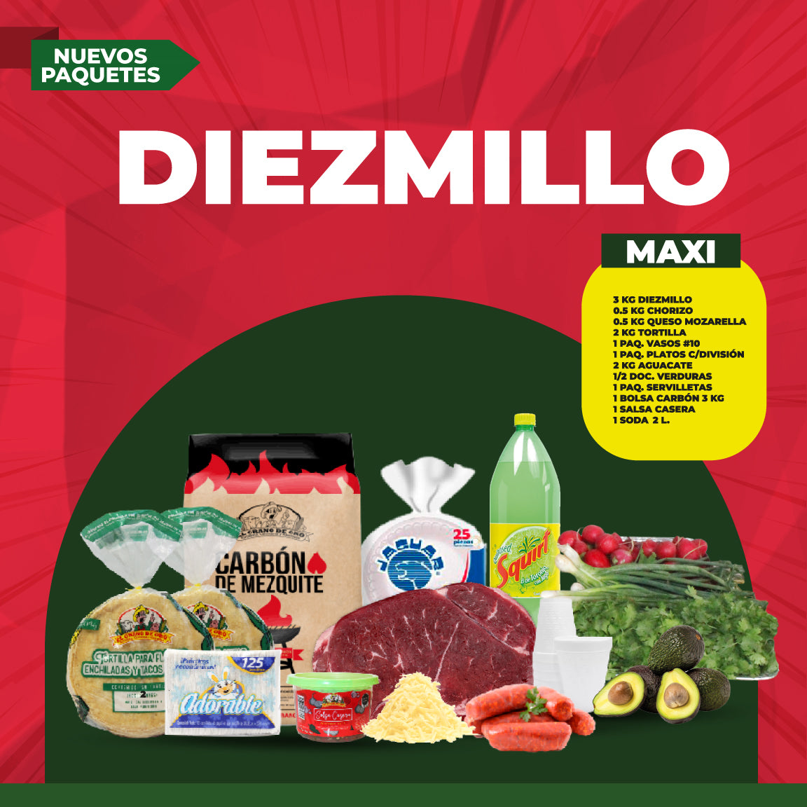 Paquete Diezmillo Maxi