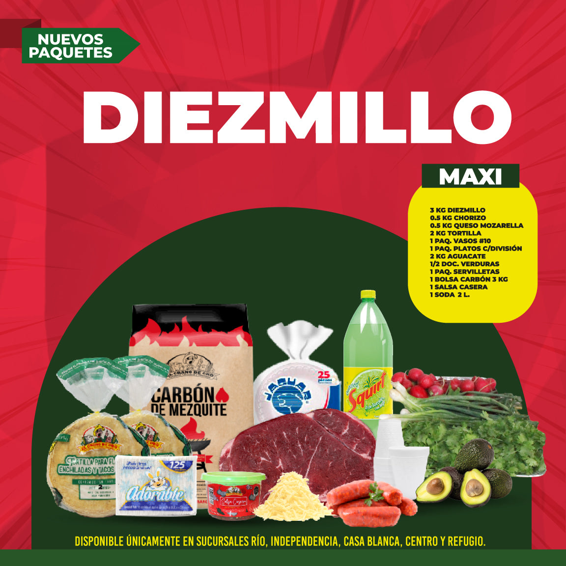 Paquete Diezmillo Maxi