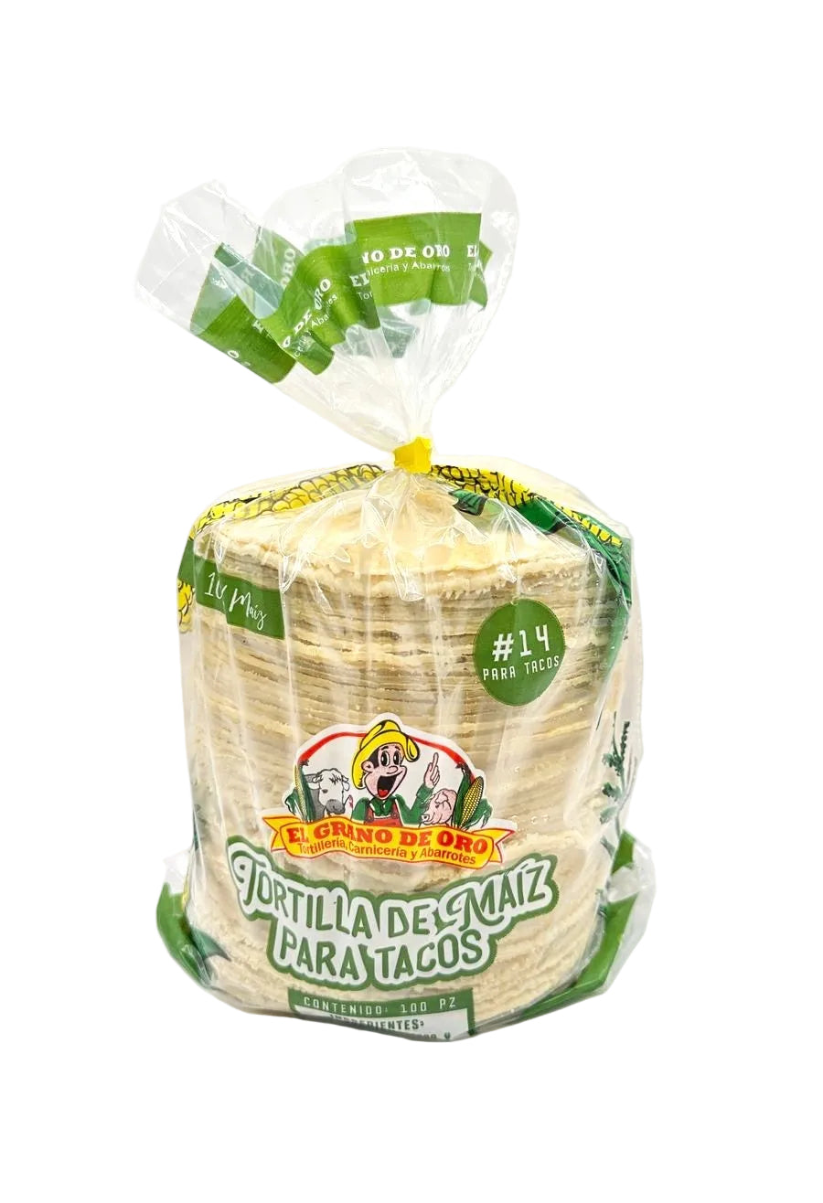 Tortilla De Maiz #14 C/100 Pz