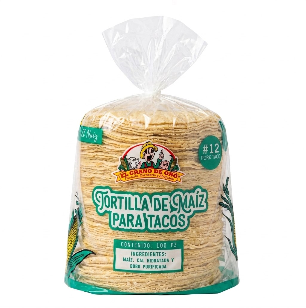 Tortilla De Maiz #12 C/100 Pz