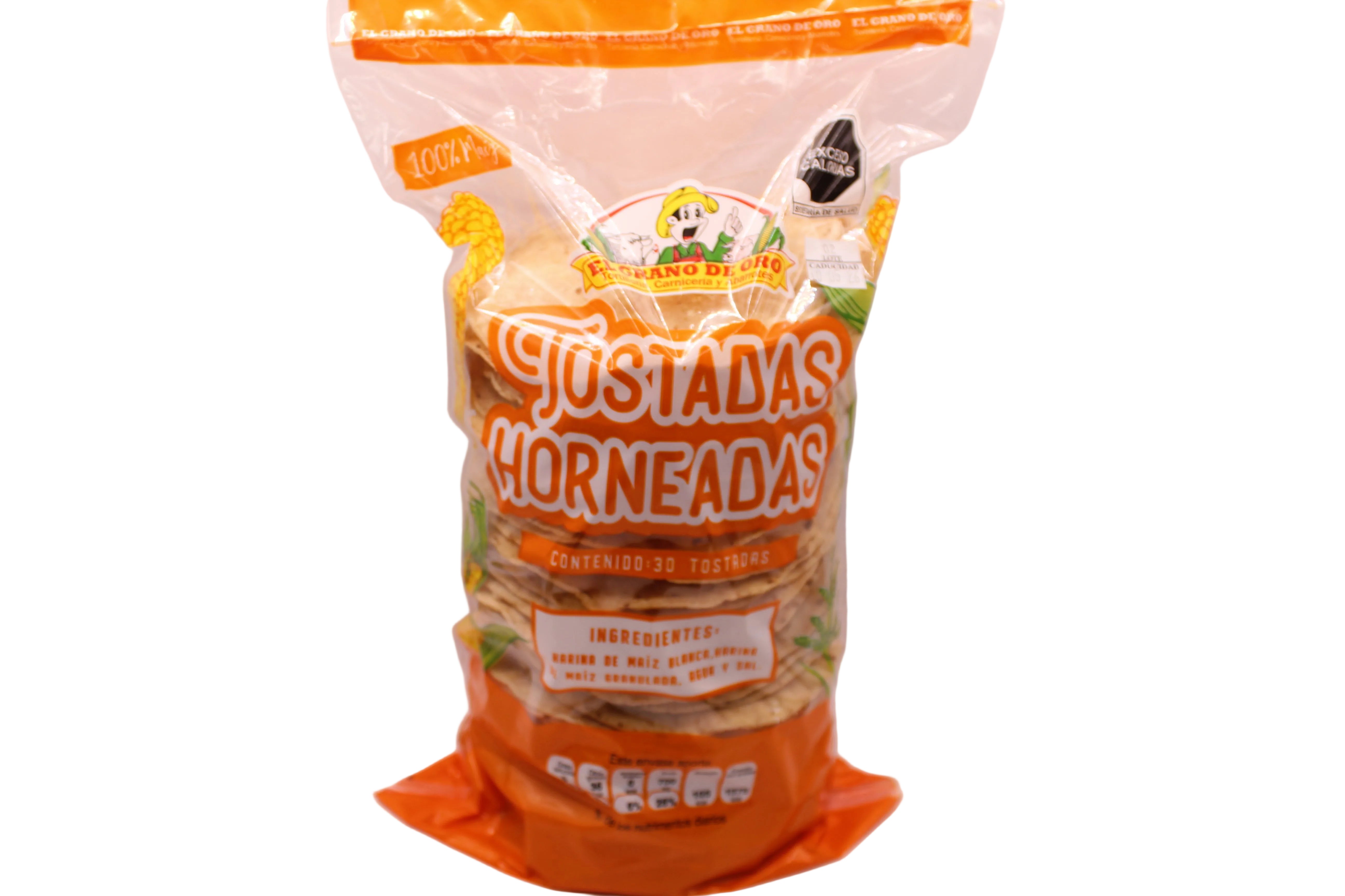 Tostada horneada 30 pz