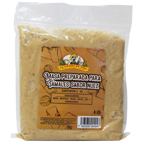Masa preparada nuez al alto vacio 1 kilo