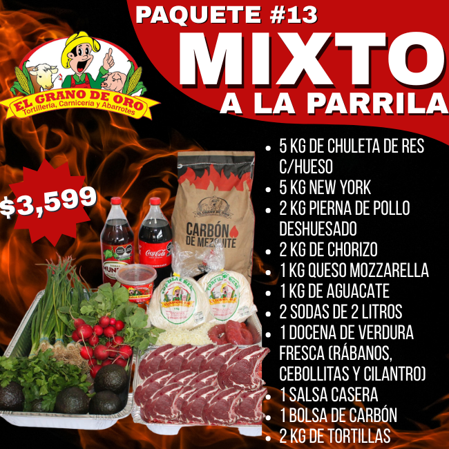 Paq Mixto A La Parrilla #13