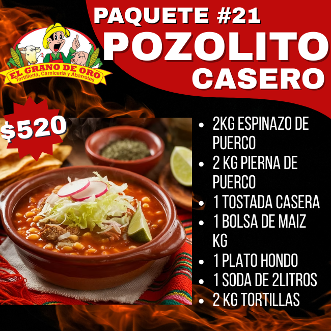 Paq Mix #21 Pozolito Casero