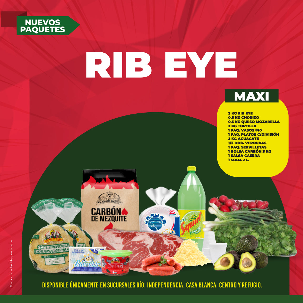 Paquete Rib Eye Maxi