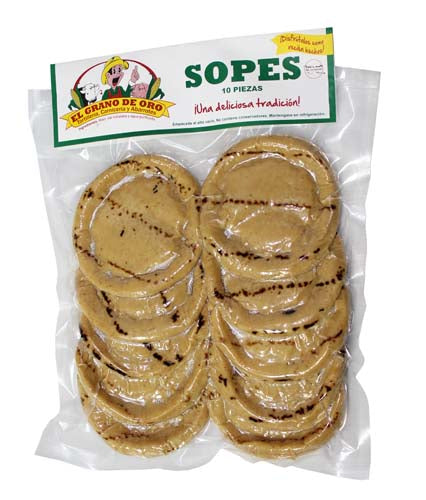 Sopes De Maiz 10 Pz