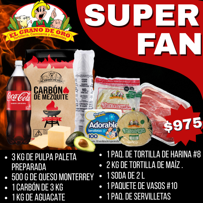 Paquete Super Fan