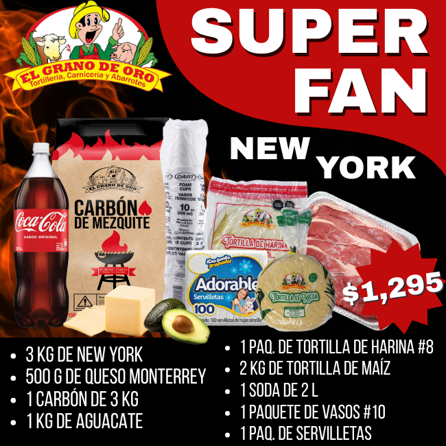 Paquete Super Fan New York