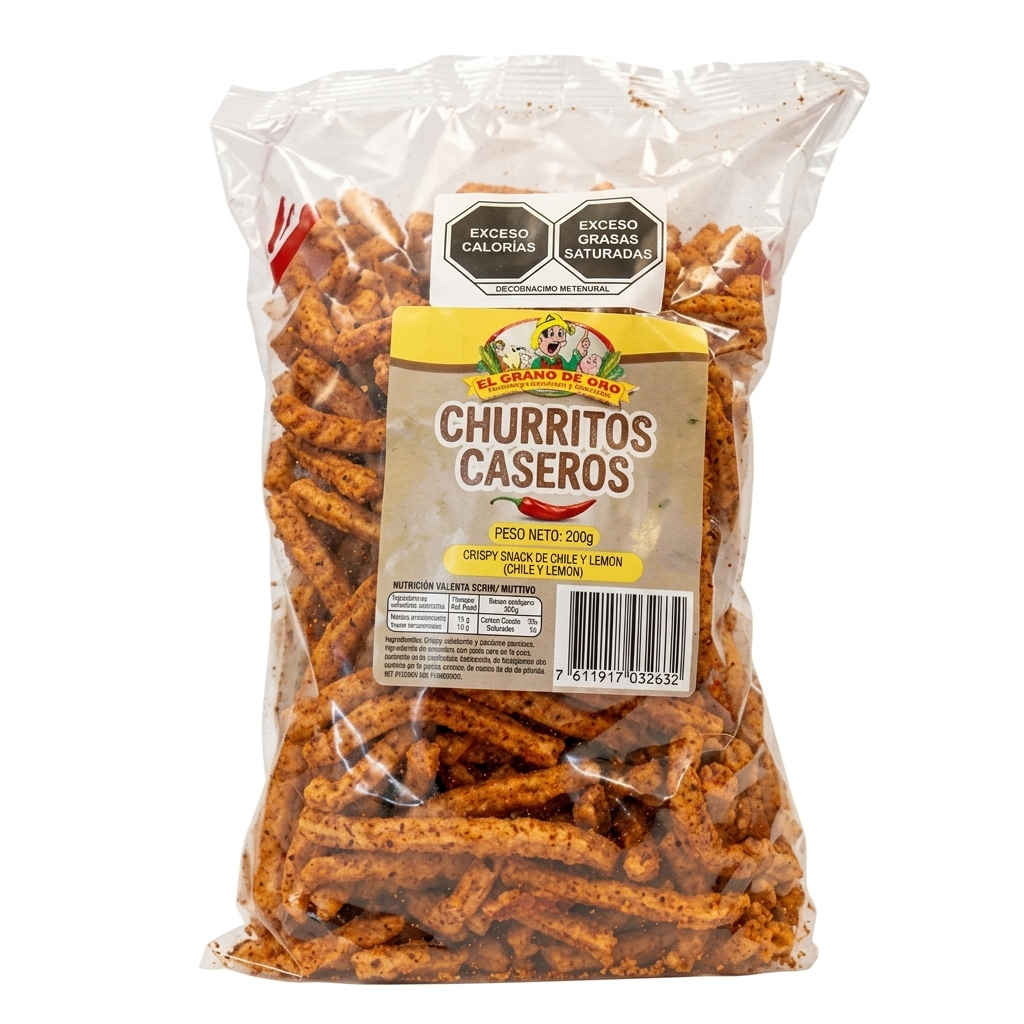 Churritos de ajonjoli y chile 300 GR