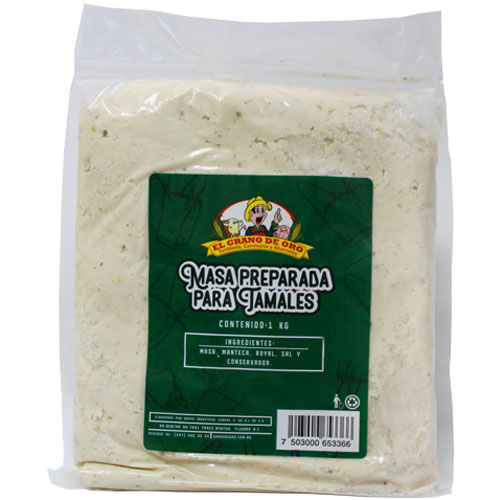 Masa preparada blanca al alto vacio 1 kilo
