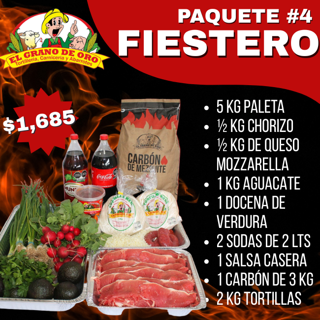 Paq #4 Fiestero