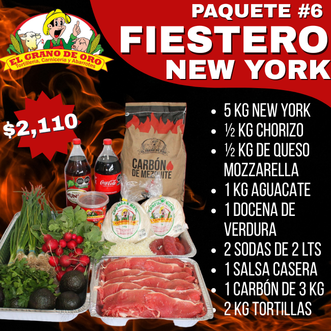 Paq #6 Fiestero New York
