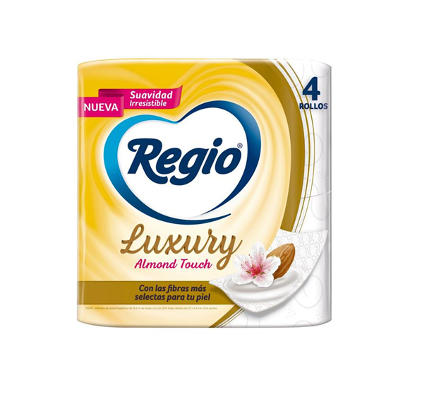 Papel Higienico Regio Amond Touch 4pz